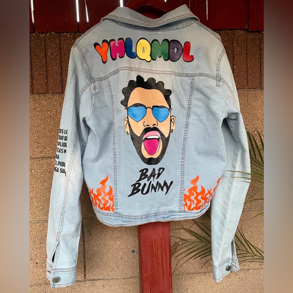 Bad Bunny YHLQMDLG denim jacket